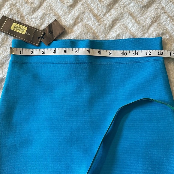 BCBGMaxAzria Cyan Blue Silvie Bodycon Skirt Size Medium - Picture 9 of 11